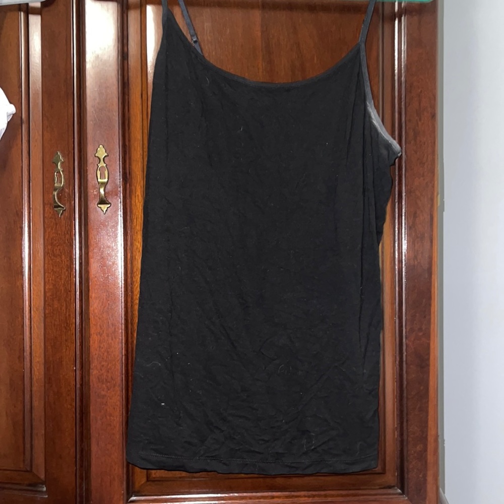 Black camisole stretchy
